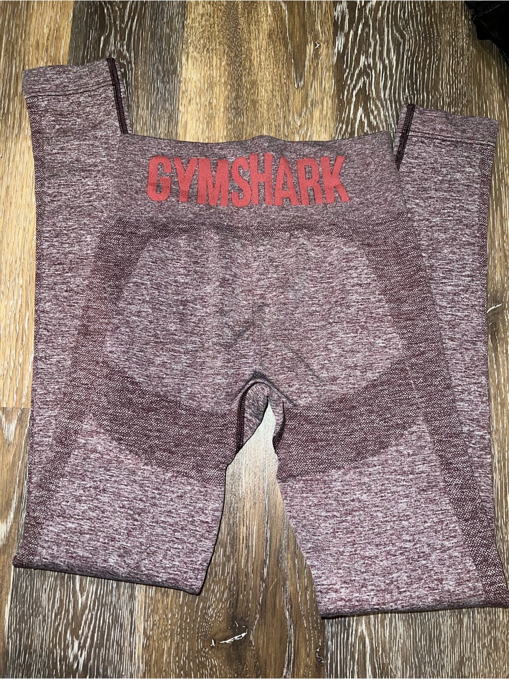 Gymshark Maroon Flex Seamless High-Waist Leggings